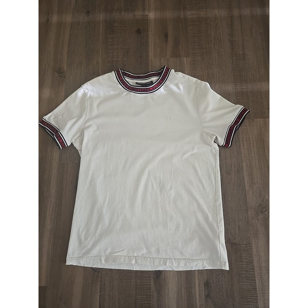 Michael Kors Men's Classic White T Shirt size Small White
